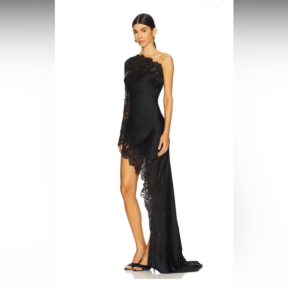 MAJORELLE Sasha Gown Black Sz M - Picture 3 of 6